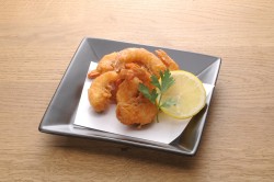 やみつきガーリックシュリンプ ¥528 やみつきガーリックシュリンプ