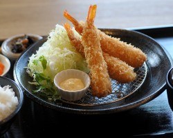 海老フライ定食 ¥1,480 海老フライ定食